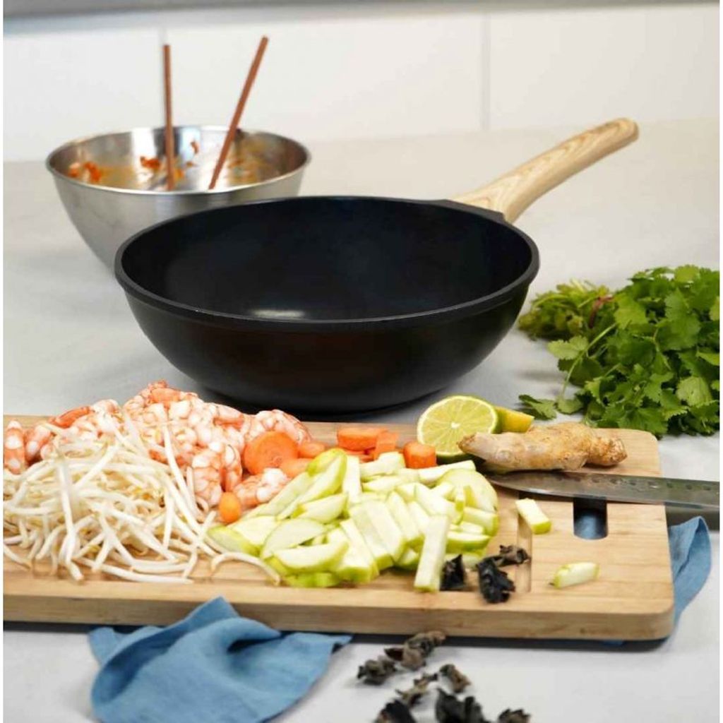 Wok rose 28cm - Visuel 0
